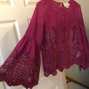 Anthropologie cotton blouse